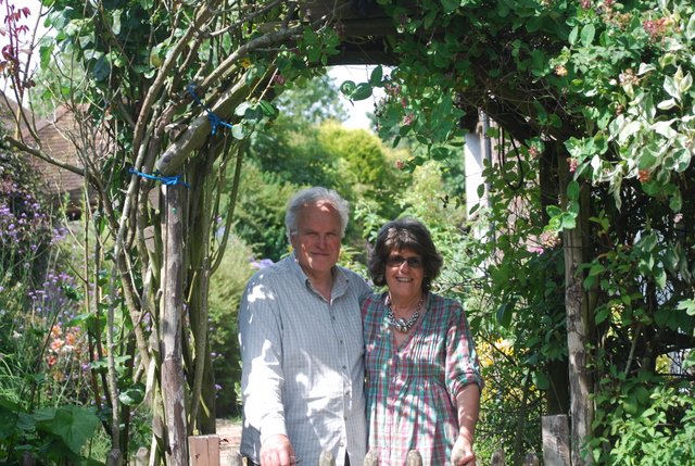 Prue and Andy at the Gate